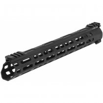 Leapers Pro Forerunner 14 Inch M-LOK Free Float Handguard - Black