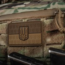 M-Tac Flag of Ukraine & Coat of Arms Rubber Patch - Coyote