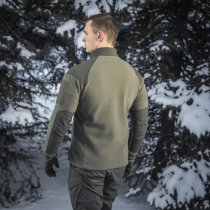 M-Tac Combat Fleece Jacket - Dark Olive - S - Long