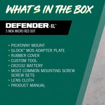 Vortex Optics Defender-XL 5 MOA Red Dot - Black