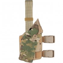 Safariland 6354RDS ALS Tactical Holster STX Cordura Sig Sauer P320RX RedDot & TacLight - Multicam - Right