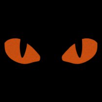 M-Tac Red Tiger Eyes Laser Cut Patch - Multicam