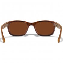 Wiley X WX Helix Captivate Polarized Green Mirror - Brown