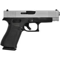 Glock 48 Compact Silver Slide FS 9x19mm - Black