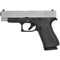 Glock 48 Compact Silver Slide FS 9x19mm - Black
