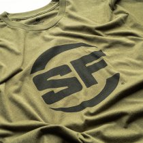 SureFire Button Logo T-Shirt - Grey - M