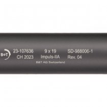B&T USW-A1 & Glock Pistol Suppressor Impuls-IIA Compact 9mm M13.5x1 CCW