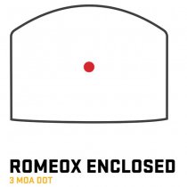 Sig Sauer ROMEO-X Compact Enclosed Red 3 MOA Dot Sight - Black