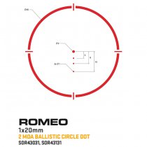 Sig Sauer ROMEO4T Circle-Dot Red Dot Sight - Black