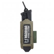 Warrior Laser Cut Single Bungee Pistol Magazine Pouch - Ranger Green
