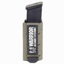 Warrior Laser Cut Single Snap Mag Pouch 9mm - Ranger Green