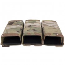 Warrior Laser Cut Triple Snap Mag Pouch 5.56mm - Multicam
