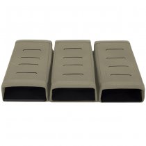 Warrior Laser Cut Triple Snap Mag Pouch 5.56mm - Ranger Green