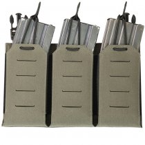 Warrior Laser Cut Triple Bungee 5.56 Magazine Pouch - Ranger Green