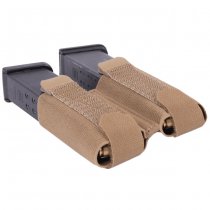 Warrior Kangaroo Insert Double 9mm Mag Pouch - Tan