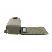 Warrior Laser Cut Wing Velcro Adustable Radio Pouch Left Side - Ranger Green