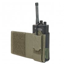 Warrior Laser Cut Wing Velcro Adustable Radio Pouch Left Side - Ranger Green