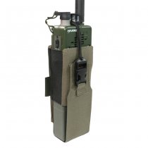 Warrior Laser Cut MBITR/Harris Radio Pouch - Ranger Green