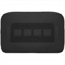 Warrior Laser Cut Large Horizontal Utility Pouch - Black