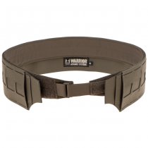 Warrior Laser Cut Low Profile MOLLE Belt - Ranger Green - S