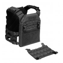Warrior Detachable MOLLE Front Panel - Black