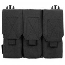 Warrior Detachable Triple Covered M4 Pouch - Black