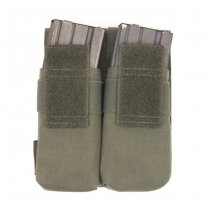 Warrior Double M4 Magazine Pouch - Ranger Green