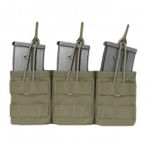 Warrior Triple G36 / SIG 550 Open Magazine Pouch - Black