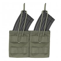 Warrior Double AK / SIG 550 Open Magazine Pouch - Ranger Green