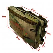 Warrior Triple Snap Mag & Utility Pouch - Multicam