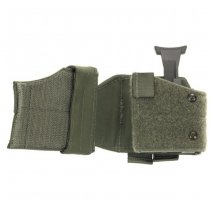 Warrior Universal Pistol Holster Right Hand - Ranger Green