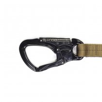 Warrior Personal Retention Lanyard & TANGO Carabiner Clip - Coyote
