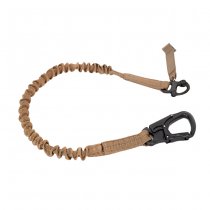 Warrior Personal Retention Lanyard Shackle & TANGO Carabiner Clip - Coyote