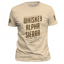 Warrior Whiskey Alpha Sierra WAS T-Shirt - Tan - S