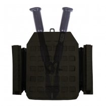 Warrior Laser Cut Assaulters Back Panel - Black