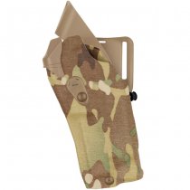 Safariland 6390RDS ALS Mid-Ride Holster STX Cordura Staccato P RedDot & TacLight - Multicam - Left