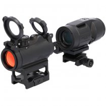 Sig Sauer ROMEO MSR & JULIET3 Micro 3x Magnifier Combo - Black