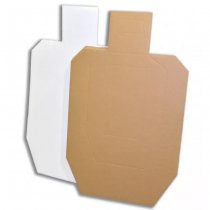 DAA USPSA Metric Cardboard Targets White Back - 1 Piece