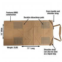 Lyman Tac-Mat Long Range Shooting Mat Flat Dark Earth - Dark Earth