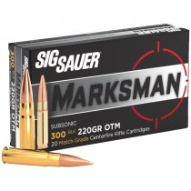 Sig Sauer .300 BLK 220gr Elite Match Grade Subsonic OTM 20rds