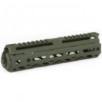 KRUK Middle Length AR-15 Handguard M-LOK & Mid-Lenth Gas System - Olive