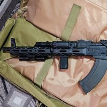 KRUK Long AK Handguard M-LOK & Short Gas Tube Cover - Black