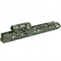 KRUK Long AK Handguard M-LOK & Short Gas Tube Cover - Olive