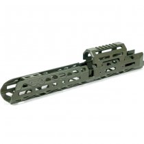KRUK Long AK Handguard M-LOK & Short Gas Tube Cover - Olive