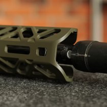 KRUK Long AK Handguard M-LOK & Long AK Gas Tube Cover - Black