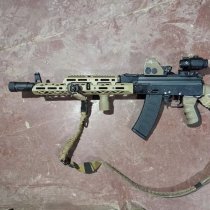 KRUK Long AK Handguard M-LOK & Long AK Gas Tube Cover - Black