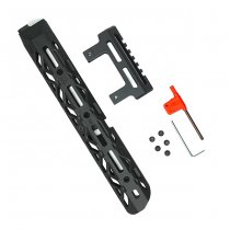 KRUK Medium AK Handguard M-LOK & Short Gas Tube Cover - Black