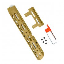 KRUK Medium AK Handguard M-LOK & Short Gas Tube Cover - Coyote