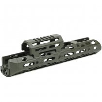 KRUK Medium AK Handguard M-LOK & Short Gas Tube Cover - Olive