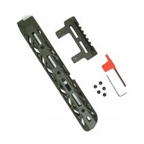 KRUK Medium AK Handguard M-LOK & Short Gas Tube Cover - Olive